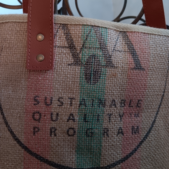 Nespresso Jute Tote Bag Large Pefect Condition - Picture 3 of 6